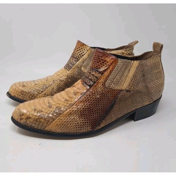 Stacy Adams Multicolor Snakeskin Boots main image 11